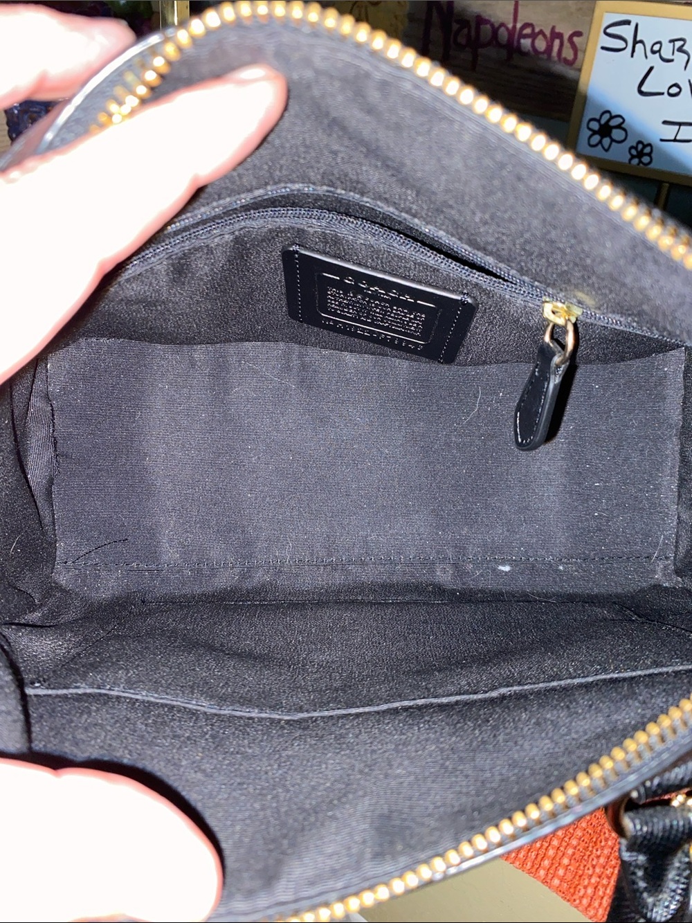 Coach Rowan Satchel with dual top handles and CB Strap Cross-grain Leather - Picture 8 of 14